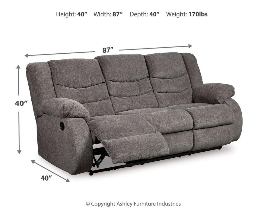 Tulen Reclining Sofa - Home Furniture And More (Brentwood, MD)