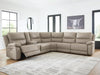Narwhal Place Reclining Sectional with Storage Console - Home Furniture And More (Brentwood, MD)