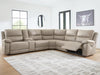 Narwhal Place Reclining Sectional with Storage Console - Home Furniture And More (Brentwood, MD)