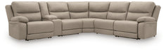 Narwhal Place Reclining Sectional with Storage Console - Home Furniture And More (Brentwood, MD)
