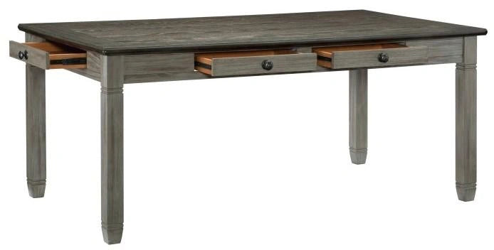 Granby Dining Table in Coffee and Antique Gray 5627GY-72 - Home Furniture And More (Brentwood, MD)