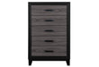 Lisbon Grey and Black Chest