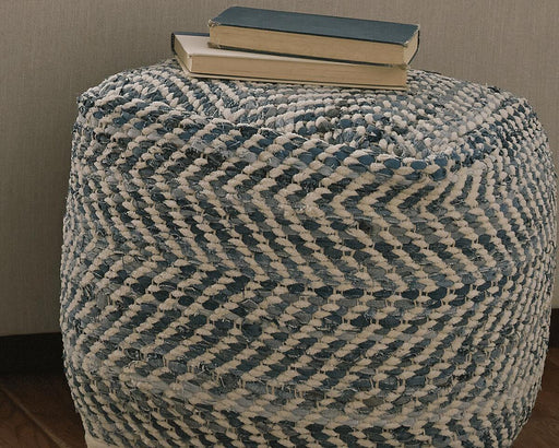 Chevron Pouf - Home Furniture And More (Brentwood, MD)