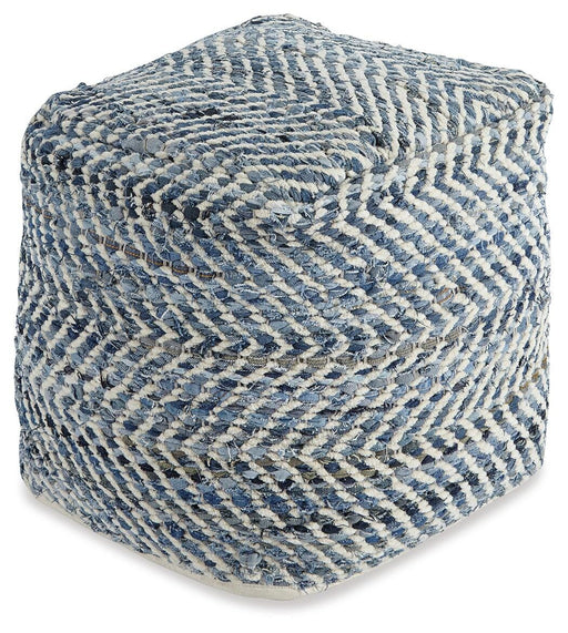 Chevron Pouf - Home Furniture And More (Brentwood, MD)