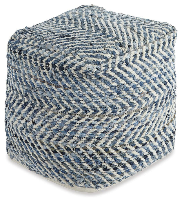Chevron Pouf - Home Furniture And More (Brentwood, MD)