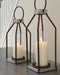 Diedrick Lantern (Set of 2) - Home Furniture And More (Brentwood, MD)