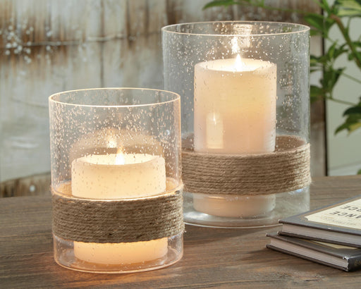 Eudocia Candle Holder (Set of 2) - Home Furniture And More (Brentwood, MD)