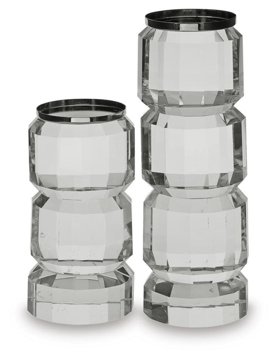 Brentley Candle Holder Set (Set of 2) - Home Furniture And More (Brentwood, MD)