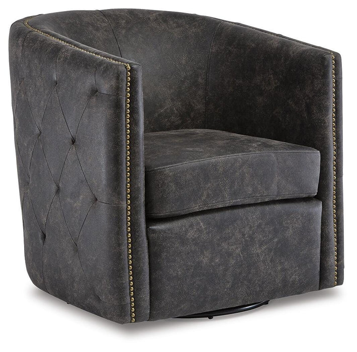 Brentlow Swivel Accent Chair - Home Furniture And More (Brentwood, MD)