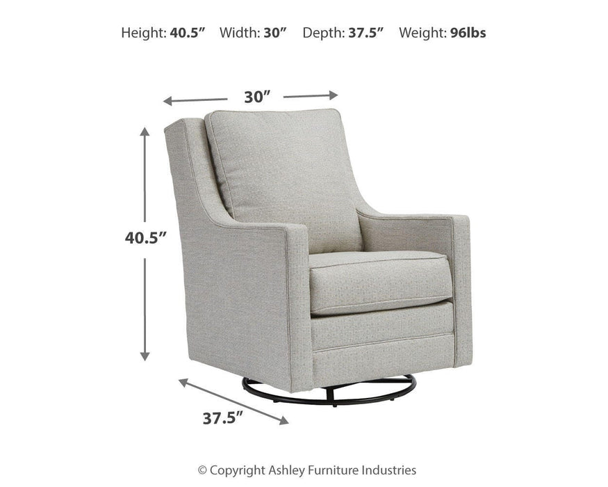 Kambria Swivel Glider Accent Chair - Home Furniture And More (Brentwood, MD)