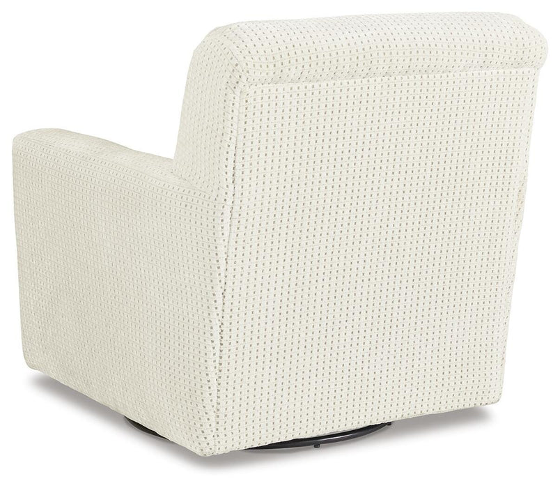 Herstow Swivel Glider Accent Chair - Home Furniture And More (Brentwood, MD)