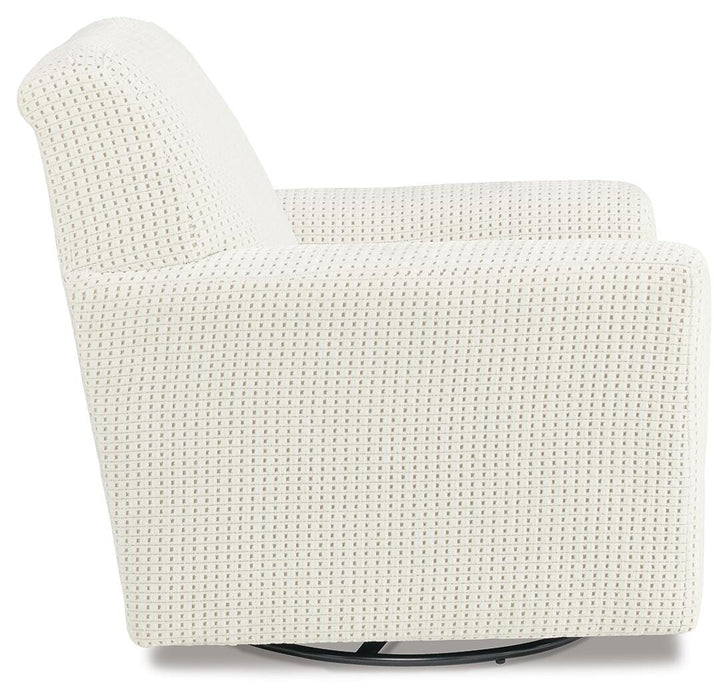 Herstow Swivel Glider Accent Chair - Home Furniture And More (Brentwood, MD)