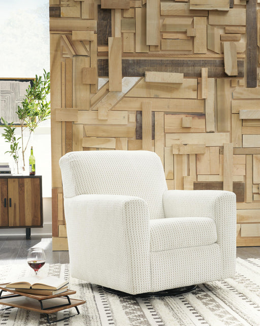 Herstow Swivel Glider Accent Chair - Home Furniture And More (Brentwood, MD)