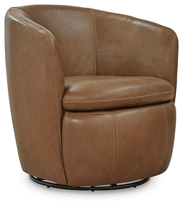 Kierreys Swivel Accent Chair - Home Furniture And More (Brentwood, MD)