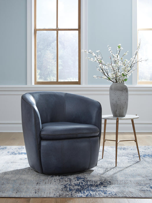 Kierreys Swivel Accent Chair - Home Furniture And More (Brentwood, MD)
