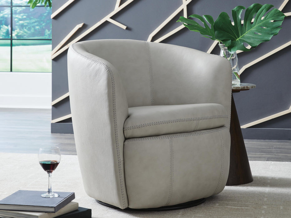 Kierreys Swivel Accent Chair - Home Furniture And More (Brentwood, MD)