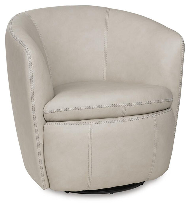 Kierreys Swivel Accent Chair - Home Furniture And More (Brentwood, MD)