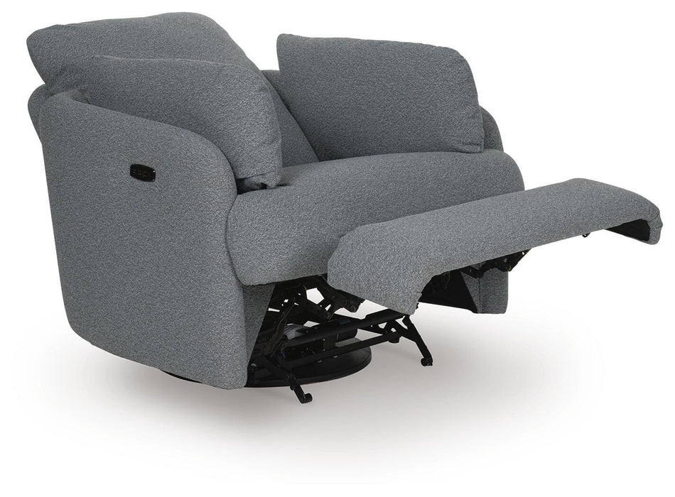 Alainmont Next-Gen Nuvella Swivel Power Recliner - Home Furniture And More (Brentwood, MD)