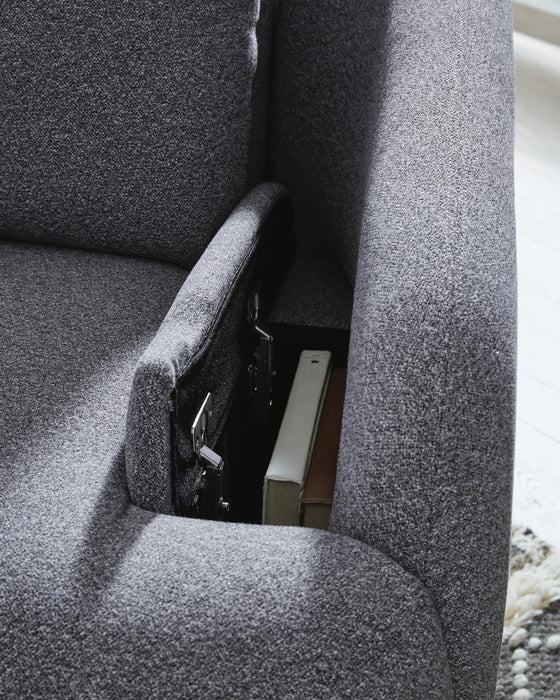 Alainmont Next-Gen Nuvella Swivel Power Recliner - Home Furniture And More (Brentwood, MD)
