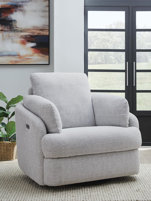 Alainmont Next-Gen Nuvella Swivel Power Recliner - Home Furniture And More (Brentwood, MD)