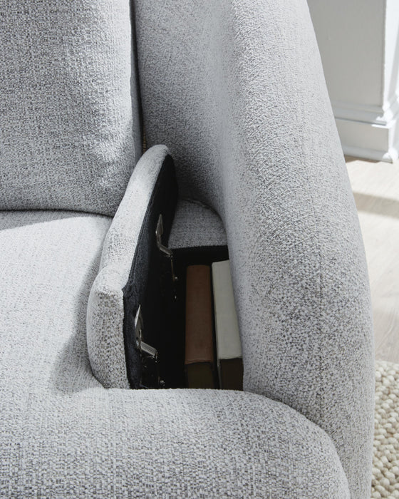 Alainmont Next-Gen Nuvella Swivel Power Recliner - Home Furniture And More (Brentwood, MD)
