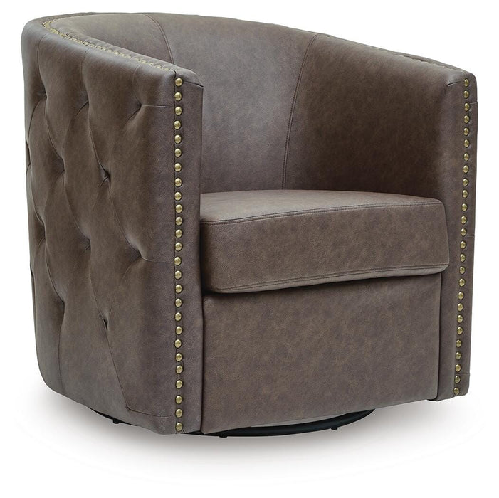 Brentlow Swivel Accent Chair - Home Furniture And More (Brentwood, MD)