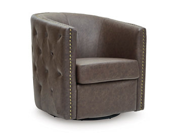 Brentlow Swivel Accent Chair - Home Furniture And More (Brentwood, MD)