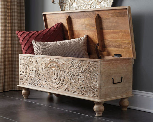 Fossil Ridge Storage Bench - Home Furniture And More (Brentwood, MD)