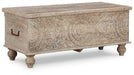 Fossil Ridge Storage Bench - Home Furniture And More (Brentwood, MD)