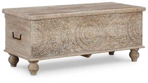Fossil Ridge Storage Bench - Home Furniture And More (Brentwood, MD)