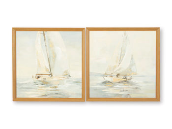 Winbrook Wall Art Set (Set of 2) - Home Furniture And More (Brentwood, MD)