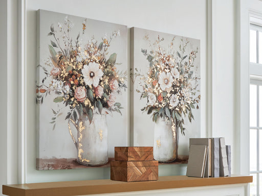 Faisaldon Wall Art (Set of 2) - Home Furniture And More (Brentwood, MD)