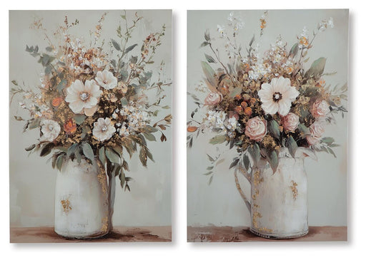 Faisaldon Wall Art (Set of 2) - Home Furniture And More (Brentwood, MD)