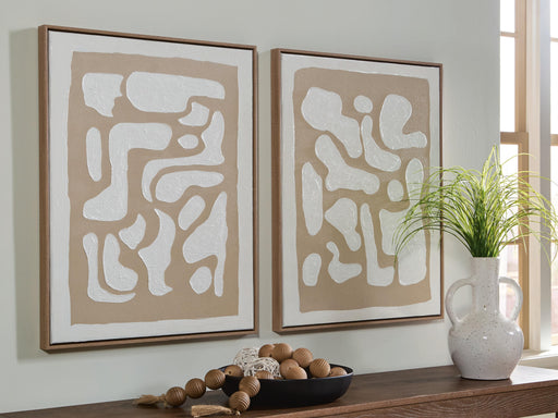 Waldett Wall Art (Set of 2) - Home Furniture And More (Brentwood, MD)