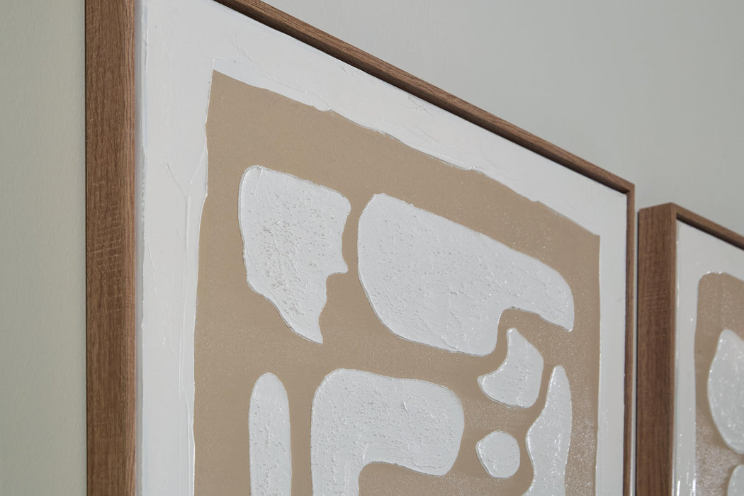Waldett Wall Art (Set of 2) - Home Furniture And More (Brentwood, MD)
