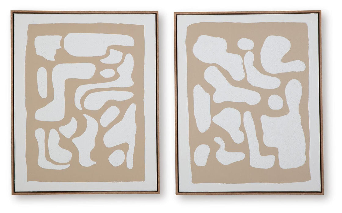 Waldett Wall Art (Set of 2) - Home Furniture And More (Brentwood, MD)