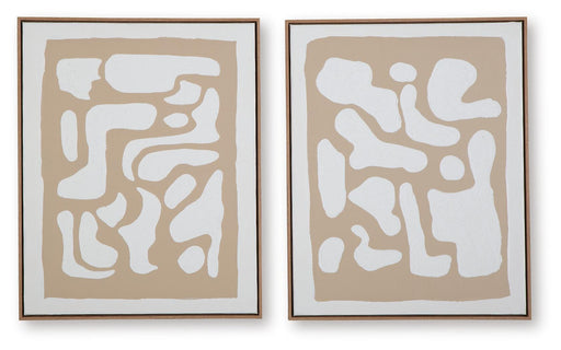 Waldett Wall Art (Set of 2) - Home Furniture And More (Brentwood, MD)