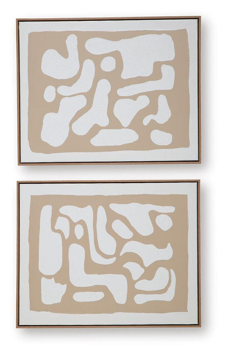 Waldett Wall Art (Set of 2) - Home Furniture And More (Brentwood, MD)