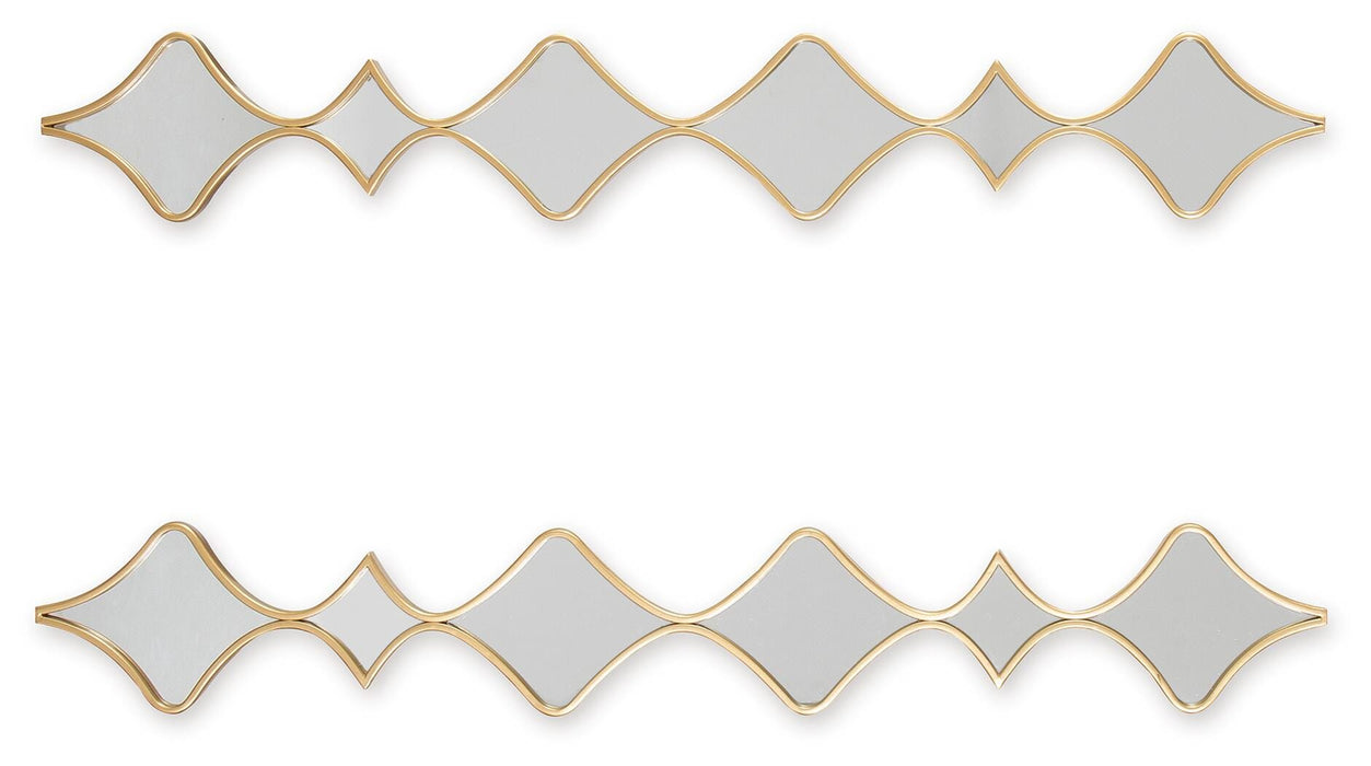 Harriswood Accent Mirror Set (Set of 2) - Home Furniture And More (Brentwood, MD)