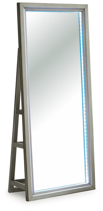 Evesen Floor Standing Mirror/Storage - Home Furniture And More (Brentwood, MD)