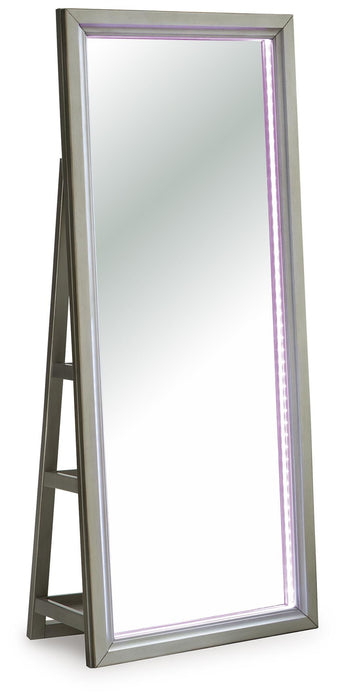 Evesen Floor Standing Mirror/Storage - Home Furniture And More (Brentwood, MD)