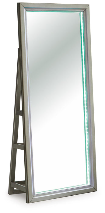 Evesen Floor Standing Mirror/Storage - Home Furniture And More (Brentwood, MD)