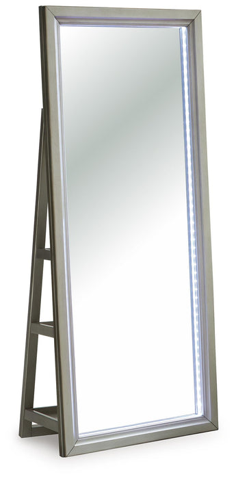 Evesen Floor Standing Mirror/Storage - Home Furniture And More (Brentwood, MD)
