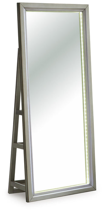 Evesen Floor Standing Mirror/Storage - Home Furniture And More (Brentwood, MD)