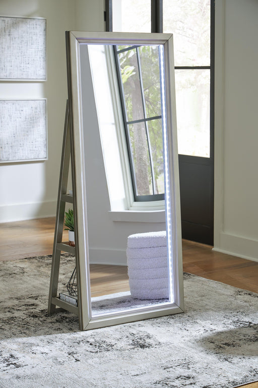 Evesen Floor Standing Mirror/Storage - Home Furniture And More (Brentwood, MD)