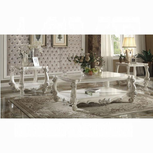 Versailles Bone White Coffee Table - Home Furniture And More (Brentwood, MD)