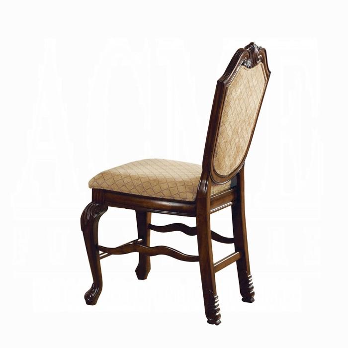 Chateau De Ville Fabric & Espresso Counter Height Chair - Home Furniture And More (Brentwood, MD)