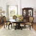 Chateau De Ville Fabric & Espresso Arm Chair - Home Furniture And More (Brentwood, MD)