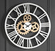 Acilia Mirrored Wall Clock - Home Furniture And More (Brentwood, MD)