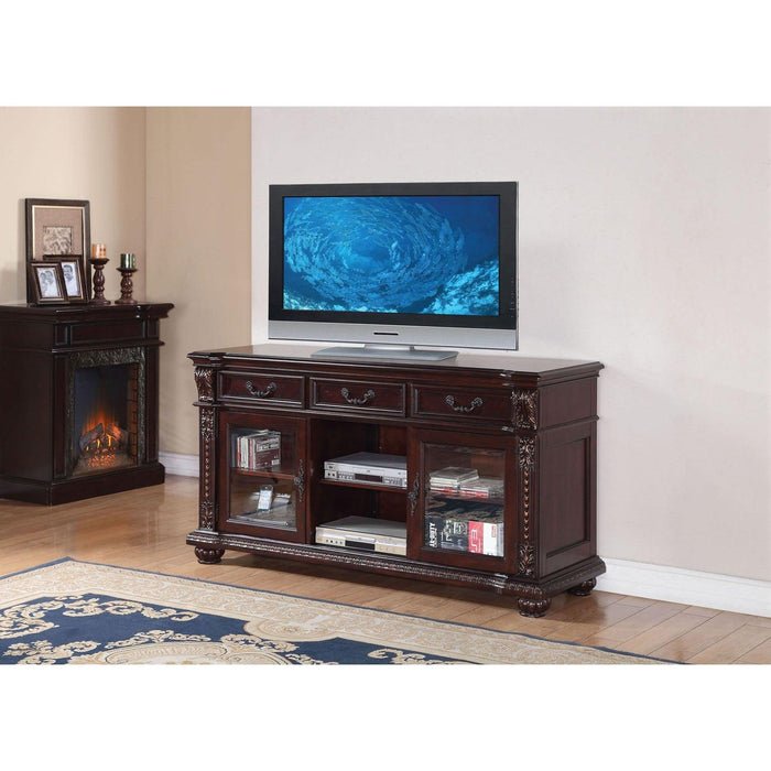 Acme Anondale TV Stand in Cherry 10321 - Home Furniture And More (Brentwood, MD)